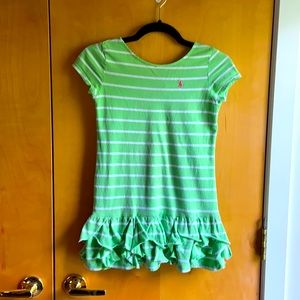EUC Polo Ralph Lauren Girls Cotton Dress Size Med